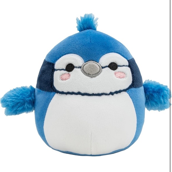 🇺🇸 NWT Squishmallow Babs Bluejay, Cazlan Red Cardinal, Geranium Finch 3-Pack - Picture 4 of 5